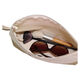 Personalized Metallic Gold Trimmed Cosmetic Bag Image 2 of 2